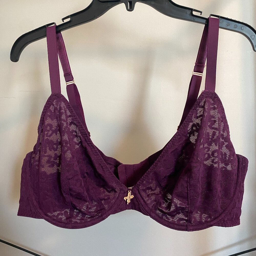 Tagged by Savage Unlined Bra in Late Night Purple